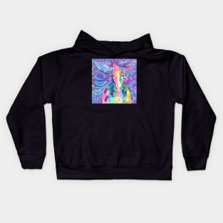 Whimsical Dream Horse Called Faith Kids Hoodie